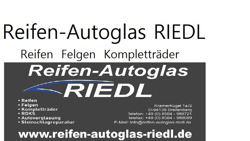 Reifen Passau Reifenservice Reifen-Autoglas RIEDL Kramerhügel 2 94139 Breitenberg Tel.: +498584 988721 Reifen Passau Reifenservice Reifen-Autoglas RIEDL Kramerhügel 2 94139 Breitenberg Tel.: +498584 988721